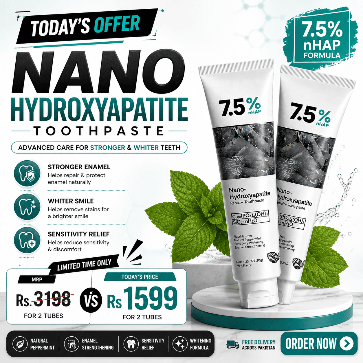 🦷 Nano Hydroxyapatite Toothpaste Today Offere