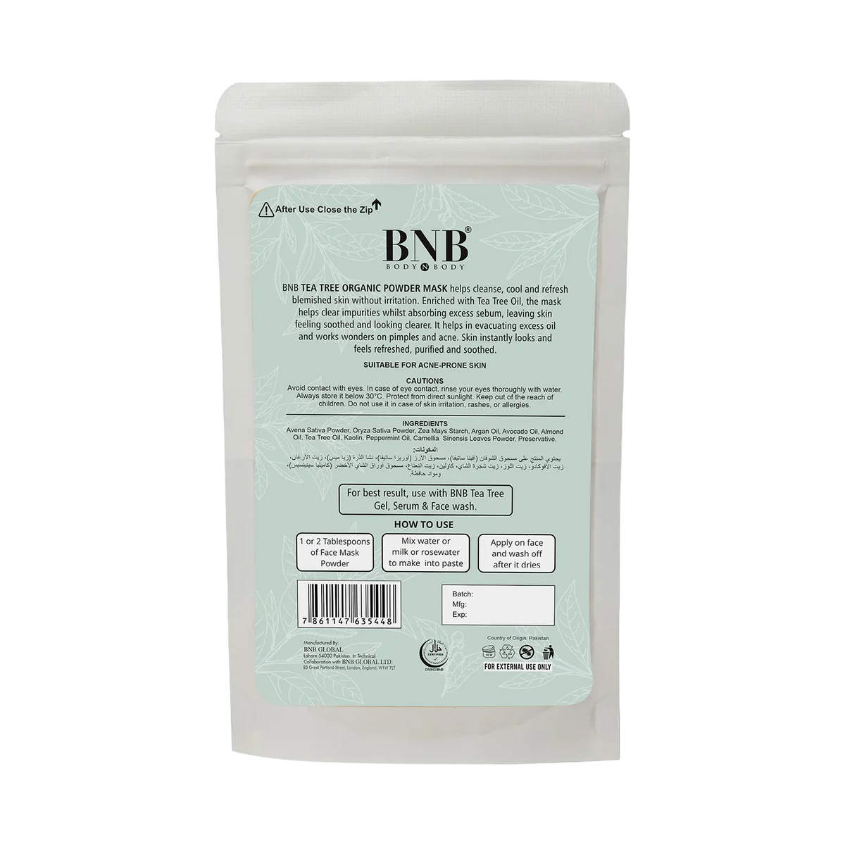 BNB Tea Tree Acne Mask