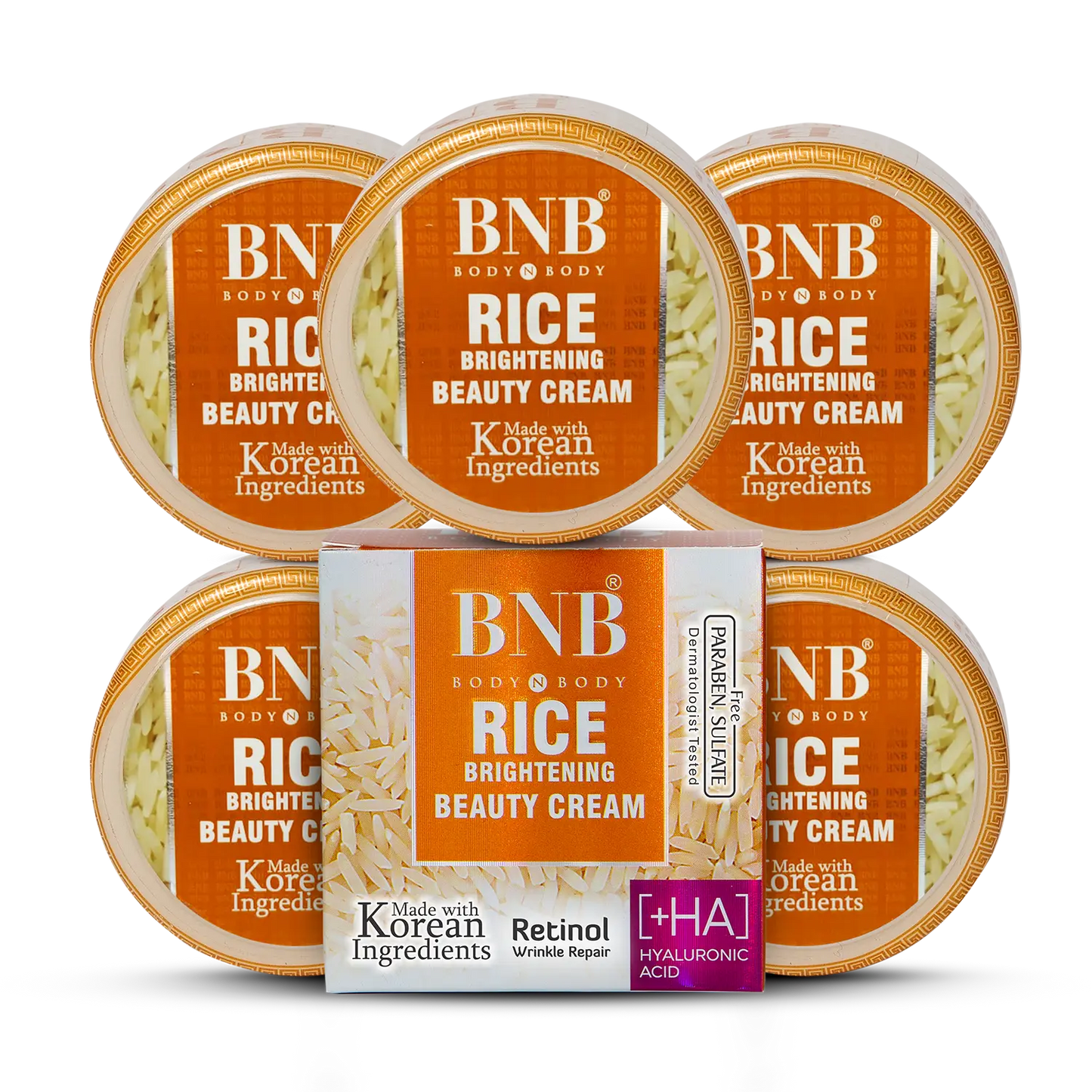 Rice Brightening Beauty Cream (Pack of 5)